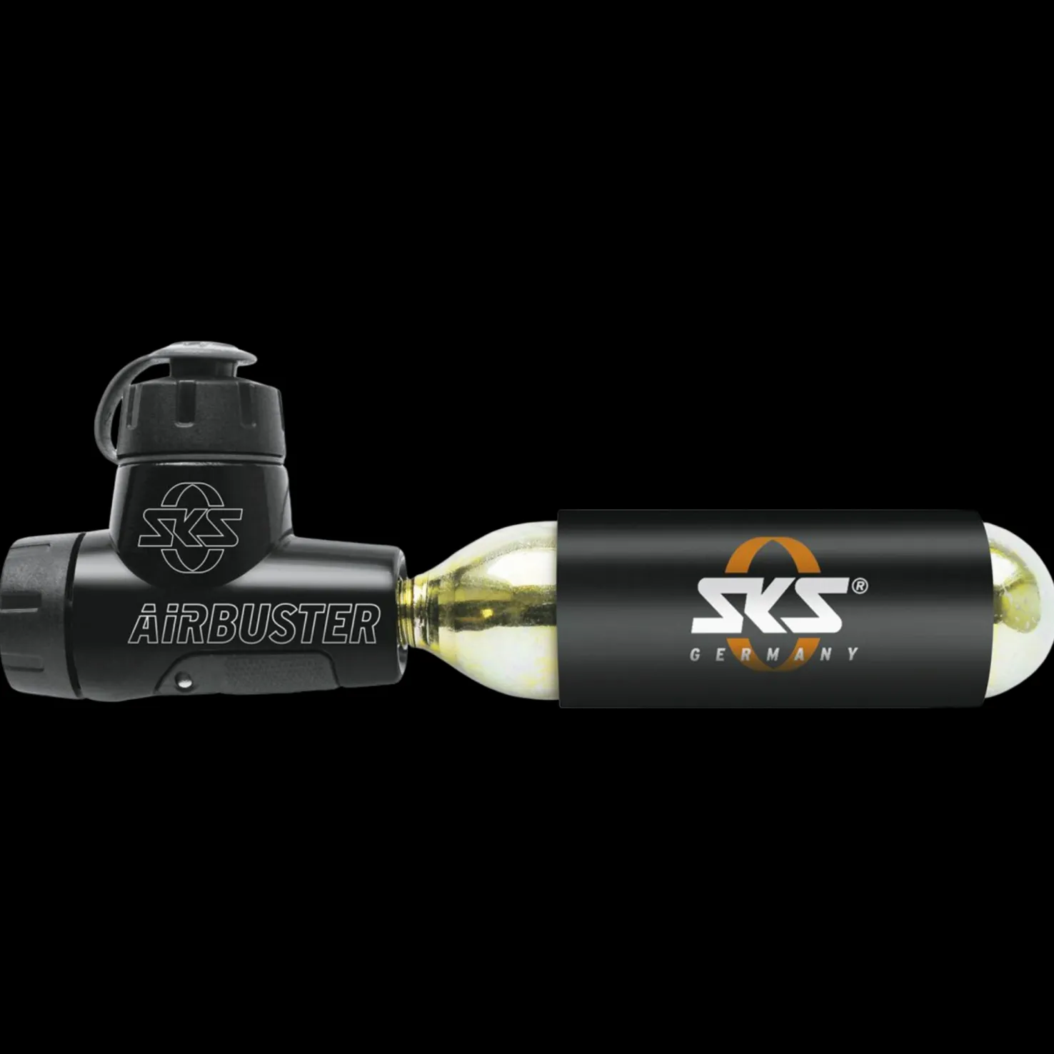 Airbuster CO2 inflator, CO2-pumpu - Pyöräpumput - Airbuster CO2 inflator, CO2-pumpu