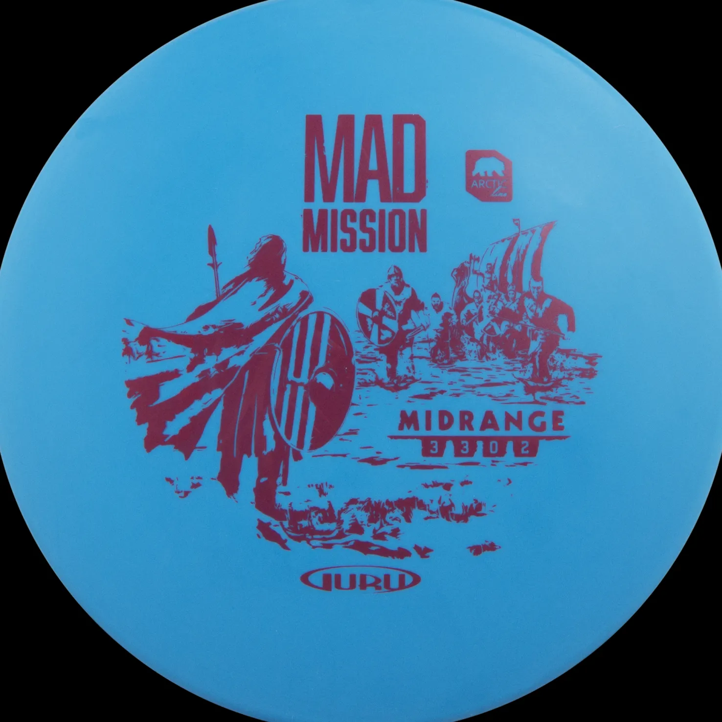 Arctic Line Midrange Mad Mission, 150-165g, midrange frisbeegolf - Frisbeegolf - Arctic Line Midrange Mad Mission, 150-165g, midrange frisbeegolf