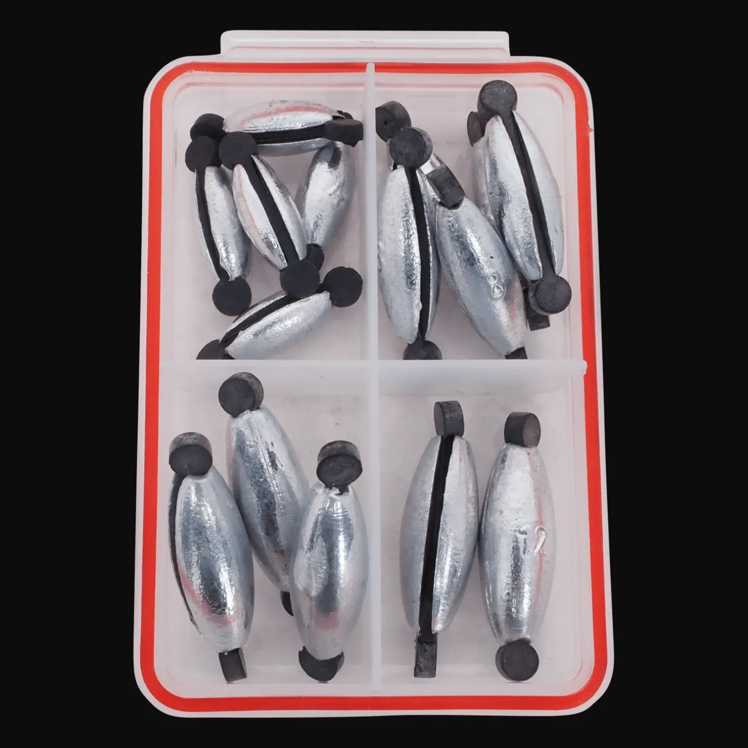 Assorted Split Shots Lead Free Rubber Lock, paino - Kalastustarvikkeet - Assorted Split Shots Lead Free Rubber Lock, paino