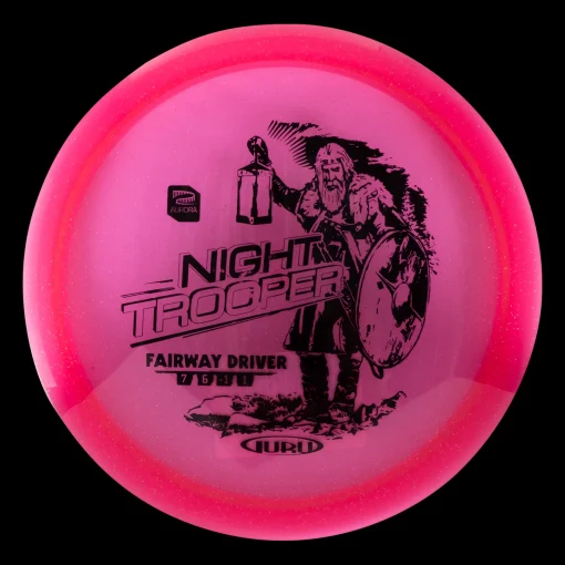 Aurora Line Driver Night Trooper, 170-175g Pink, frisbeegolfkiekko - Frisbeegolf - Aurora Line Driver Night Trooper, 170-175g Pink, frisbeegolfkiekko