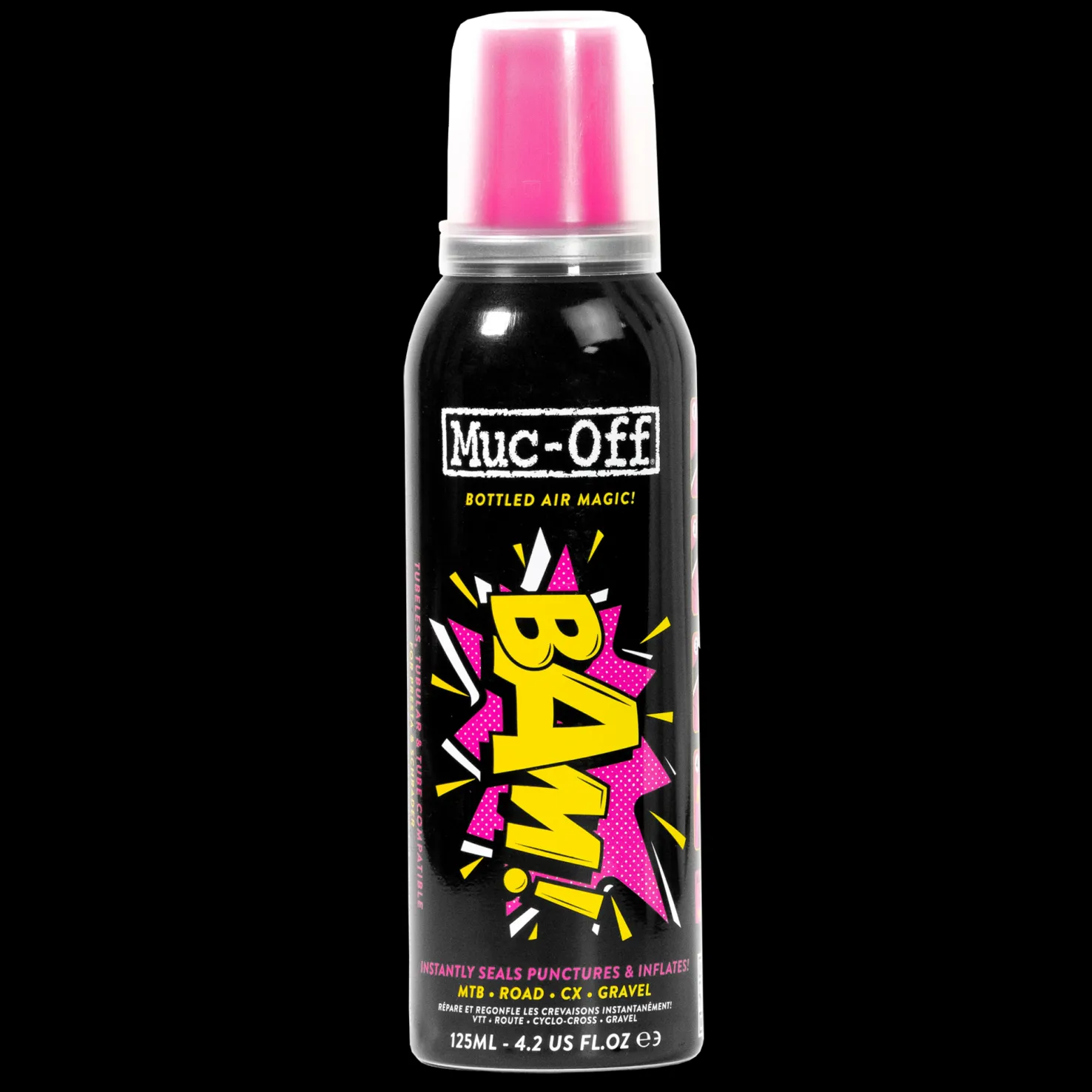 B.A.M. Bottled Air Magic 125 ml - Polkupyörän Paikkaustarvikkeet - B.A.M. Bottled Air Magic 125 ml