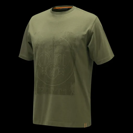 Beretta Logo T-shirt, T-paita miehet - Kauluspaidat Ja Flanellipaidat - Beretta Logo T-shirt, T-paita miehet