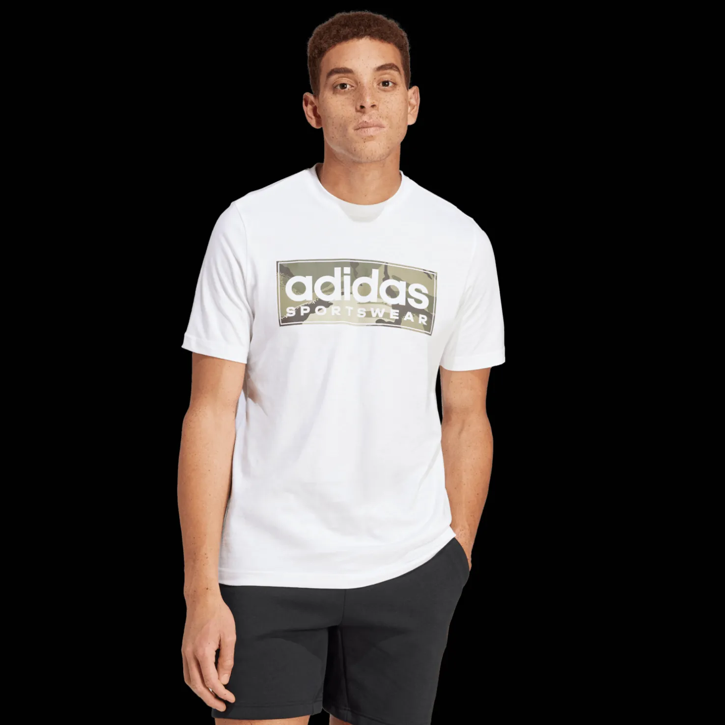 Camo Linear Graphic T-Shirt, miesten t-paita - Vapaa-Ajan T-Paidat - Camo Linear Graphic T-Shirt, miesten t-paita