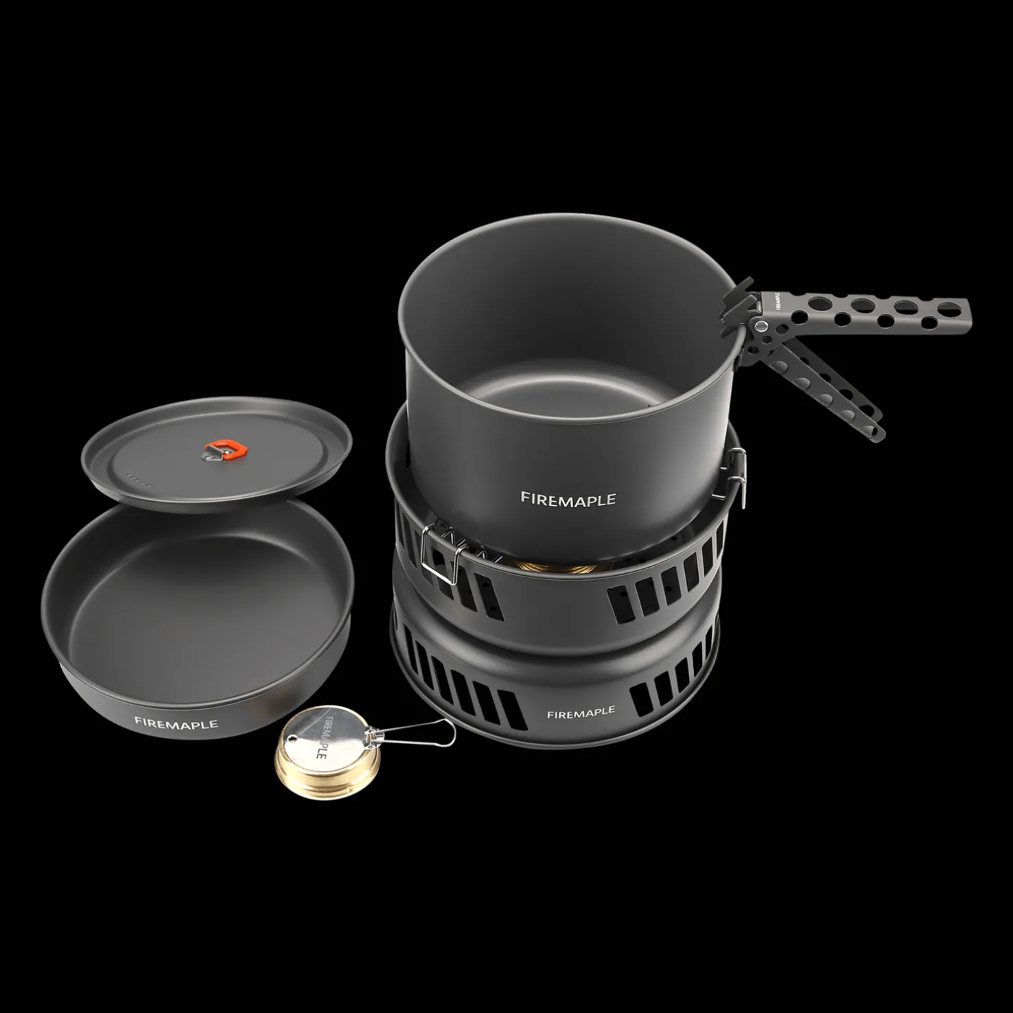 Cooking Kit W/Alchol Burner, retkikeitin spriipolttimella - Retkikeittimet - Cooking Kit W/Alchol Burner, retkikeitin spriipolttimella