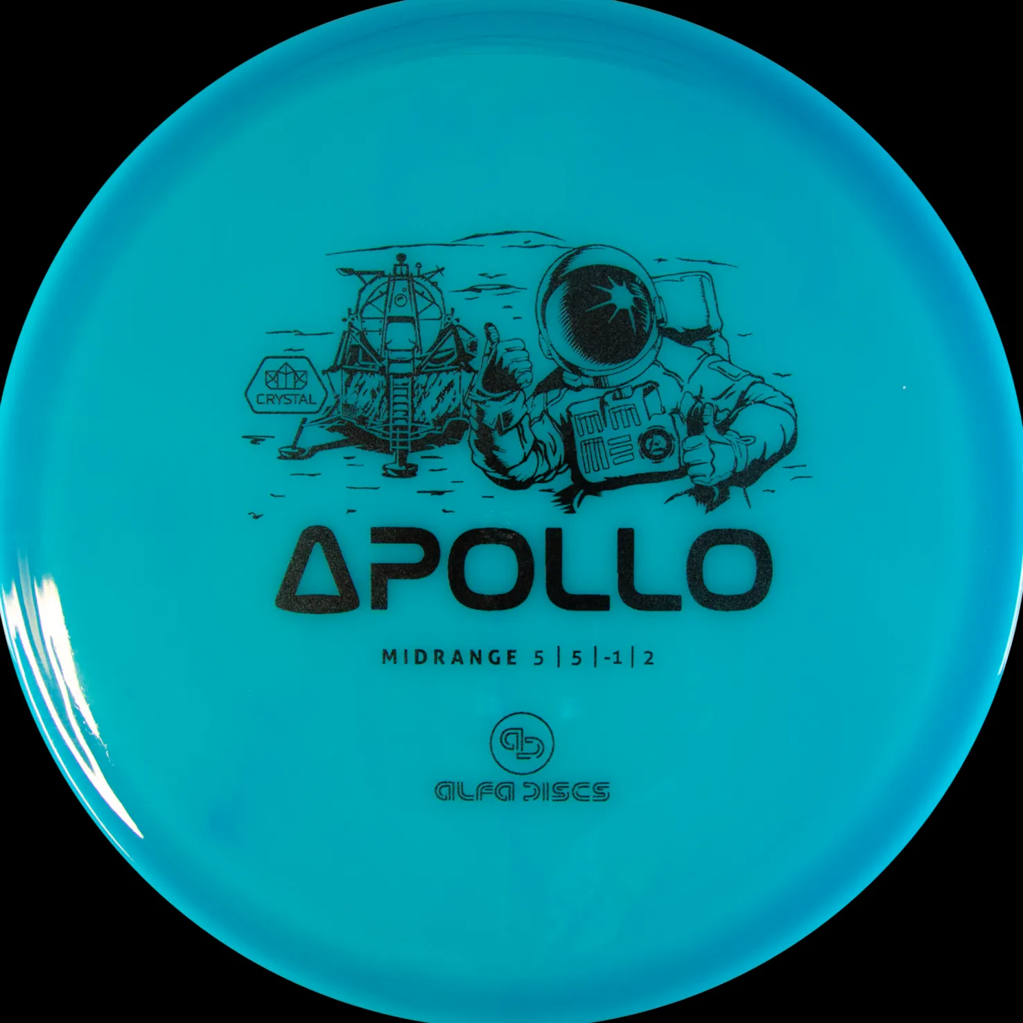 Crystal Line Midrange Apollo, 173-180g, midrange frisbeegolfkiekko - Frisbeegolf - Crystal Line Midrange Apollo, 173-180g, midrange frisbeegolfkiekko