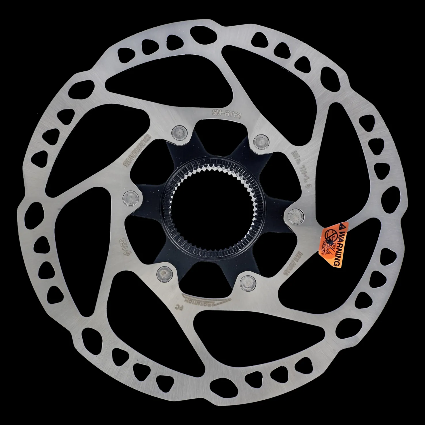 Discbrake rotor Deore 160 mm centerlock, jarrulevy 160 mm - Polkupyörän Jarrut, Jarrupalat Ja Jarrulevyt - Discbrake rotor Deore 160 mm centerlock, jarrulevy 160 mm