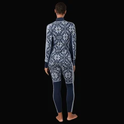 Else Half Zip, naisten villapaita - Villakerrastot yläosat naiset - Else Half Zip, naisten villapaita
