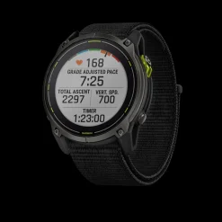 Enduro 3 – 51 mm, Solar, Sapphire, Carbon Gray DLC Ti, ultrafit Nylon Strap, älykello, unisex - Sykemittarit - Enduro 3 – 51 mm, Solar, Sapphire, Carbon Gray DLC Ti, ultrafit Nylon Strap, älykello, unisex