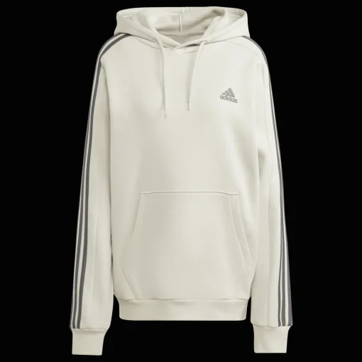 Essentials Fleece 3-Stripes Hoodie, miesten huppari - Hupparit - Essentials Fleece 3-Stripes Hoodie, miesten huppari