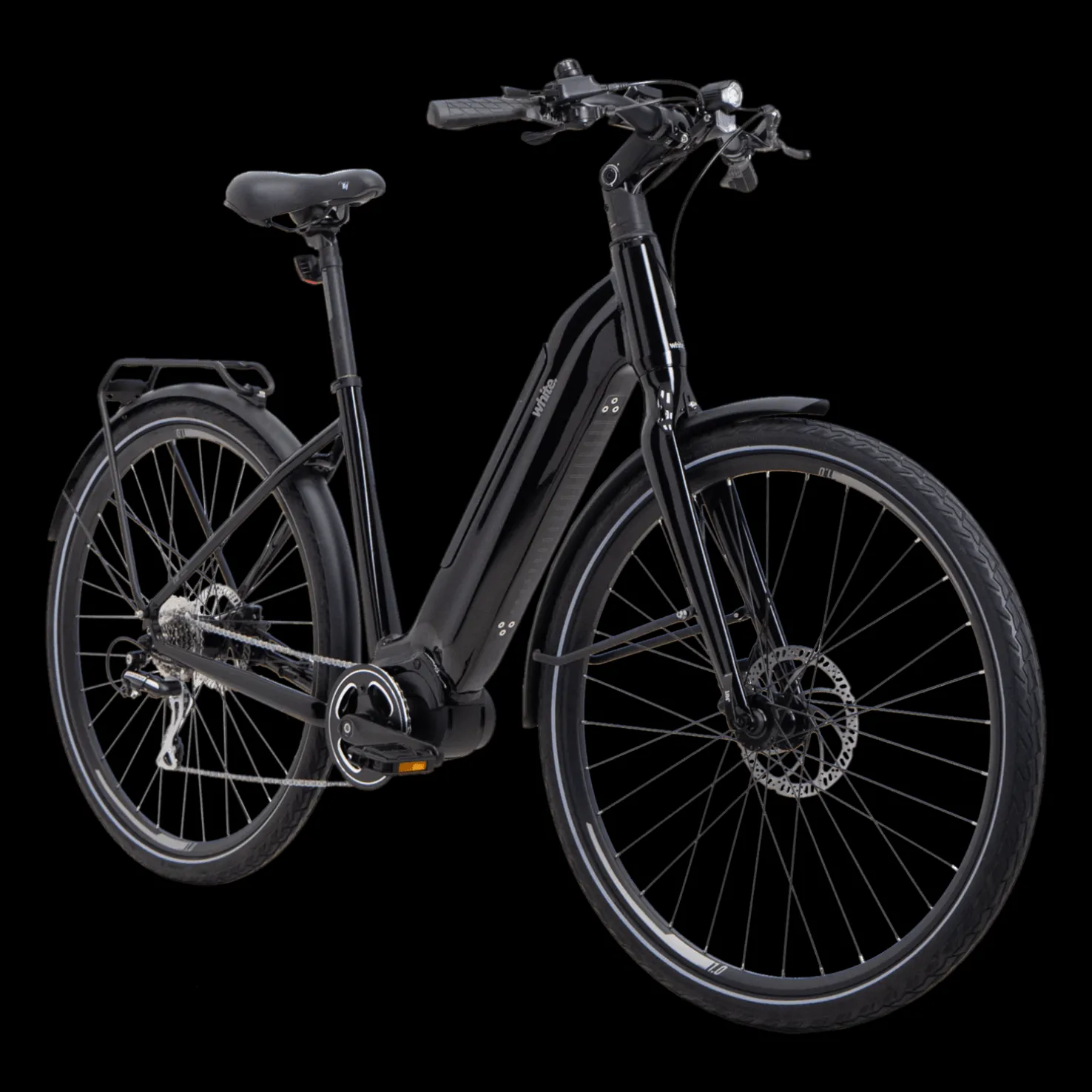 E-Trekking 1.0 Wave JET BLACK 24, naisten hybridisähköpyörä - Sähköpyörät - E-Trekking 1.0 Wave JET BLACK 24, naisten hybridisähköpyörä