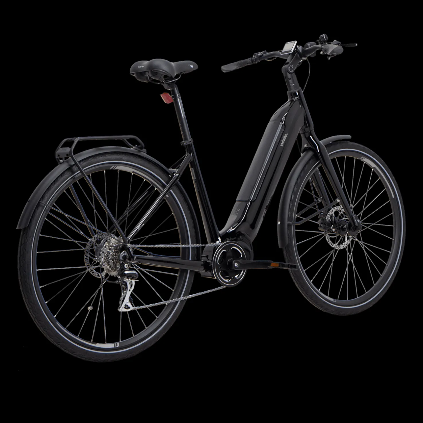 E-Trekking 1.0 Wave JET BLACK 24, naisten hybridisähköpyörä - Sähköpyörät - E-Trekking 1.0 Wave JET BLACK 24, naisten hybridisähköpyörä