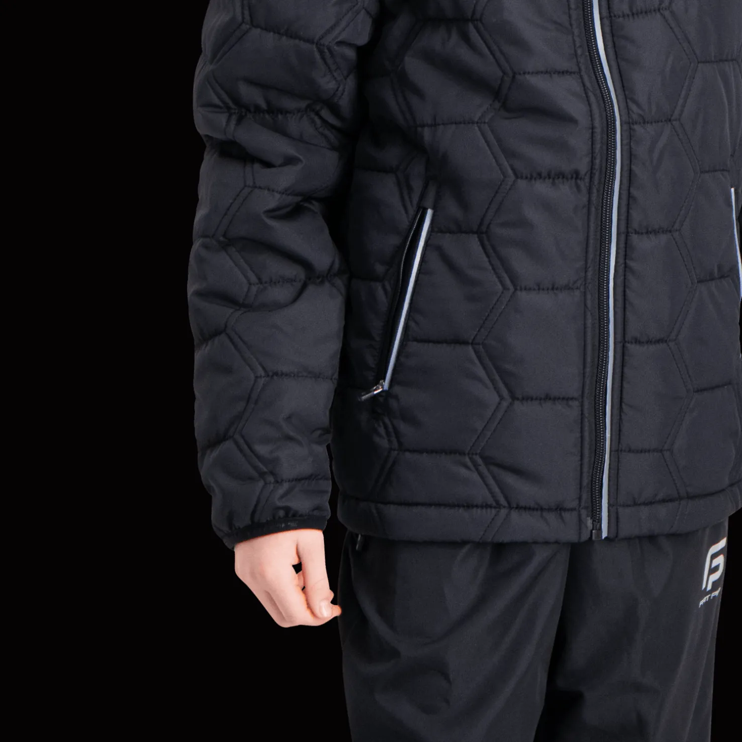 Gibson Hooded Light Padded Jacket, nuorten takki - Salibandyvaatteet - Gibson Hooded Light Padded Jacket, nuorten takki