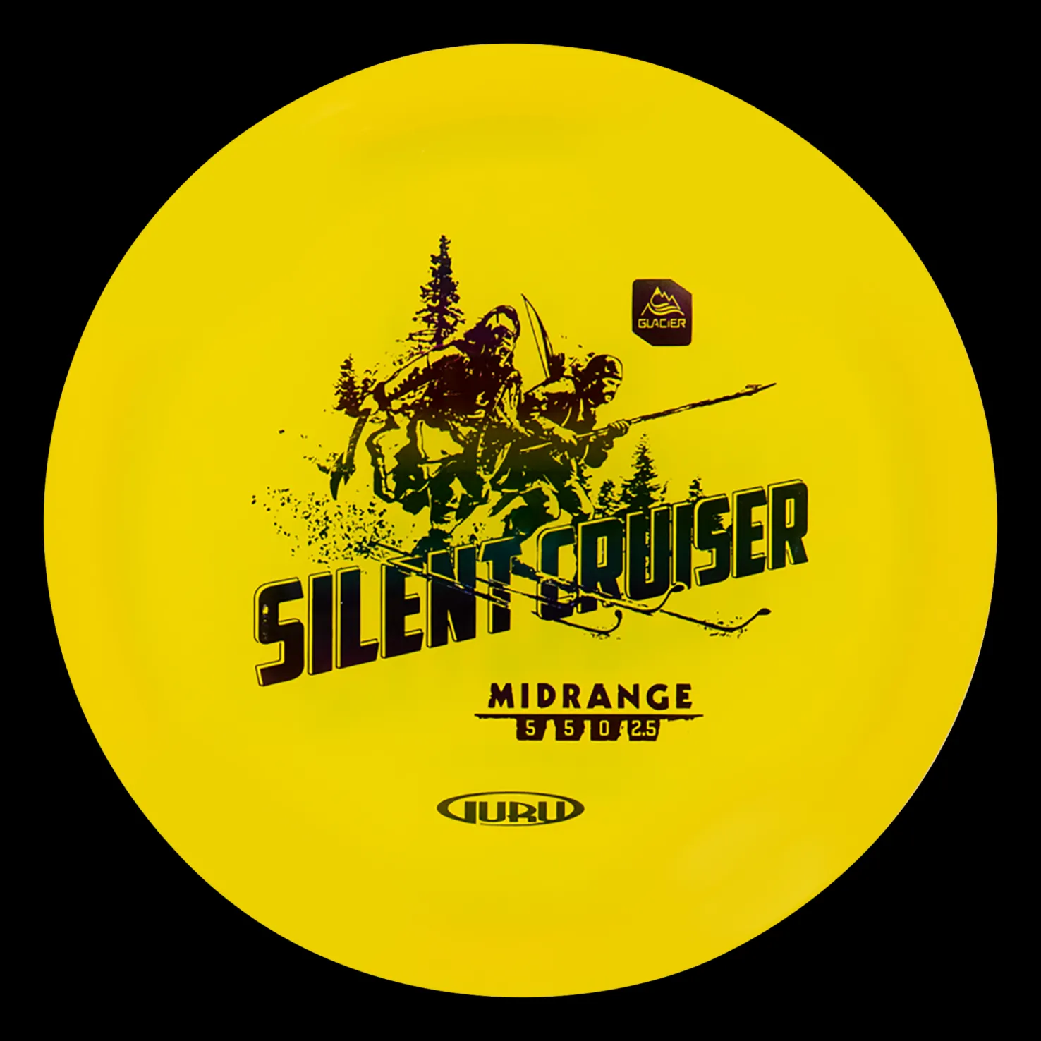 Glacier Line Midrange Silent Cruiser, 170-175g, midrange frisbeegolfkiekko - Frisbeegolf - Glacier Line Midrange Silent Cruiser, 170-175g, midrange frisbeegolfkiekko