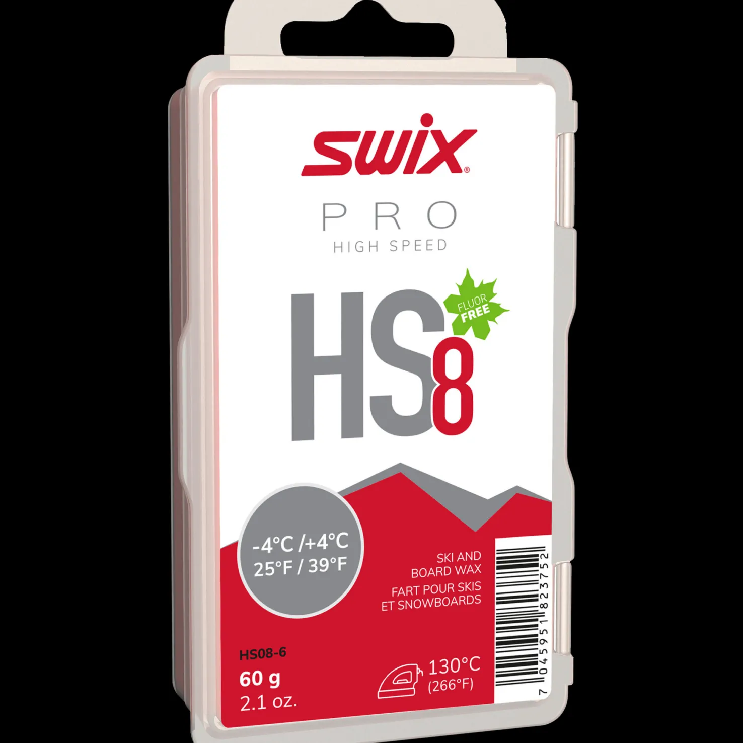 Glider HS8 Red, -4°C/+4°C, 60g 24/25, -4°C/+4°C, 60g 23/24, luistovoide - Luistovoiteet Suksiin - Glider HS8 Red, -4°C/+4°C, 60g 24/25, -4°C/+4°C, 60g 23/24, luistovoide