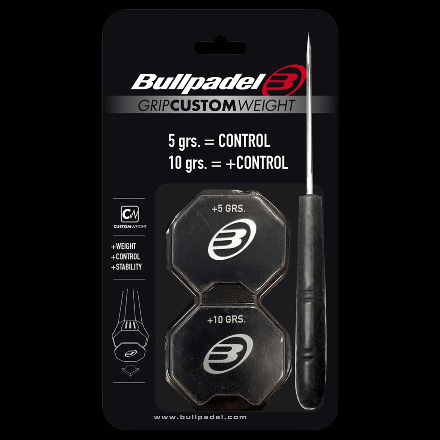 Grip Custom Weight 5/10 gr, mailapainot - Padeltarvikkeet - Grip Custom Weight 5/10 gr, mailapainot