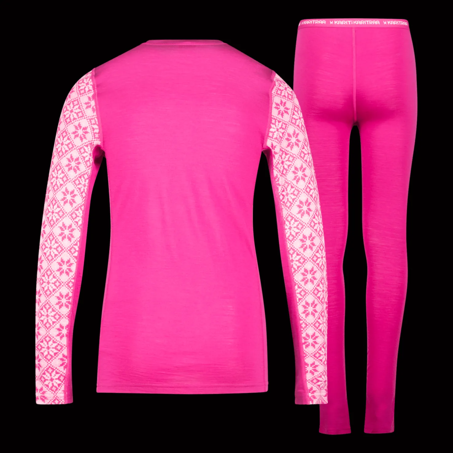 Hennie Set, nuorten villakerrasto - Pitkät Alushousut - Hennie Set, nuorten villakerrasto