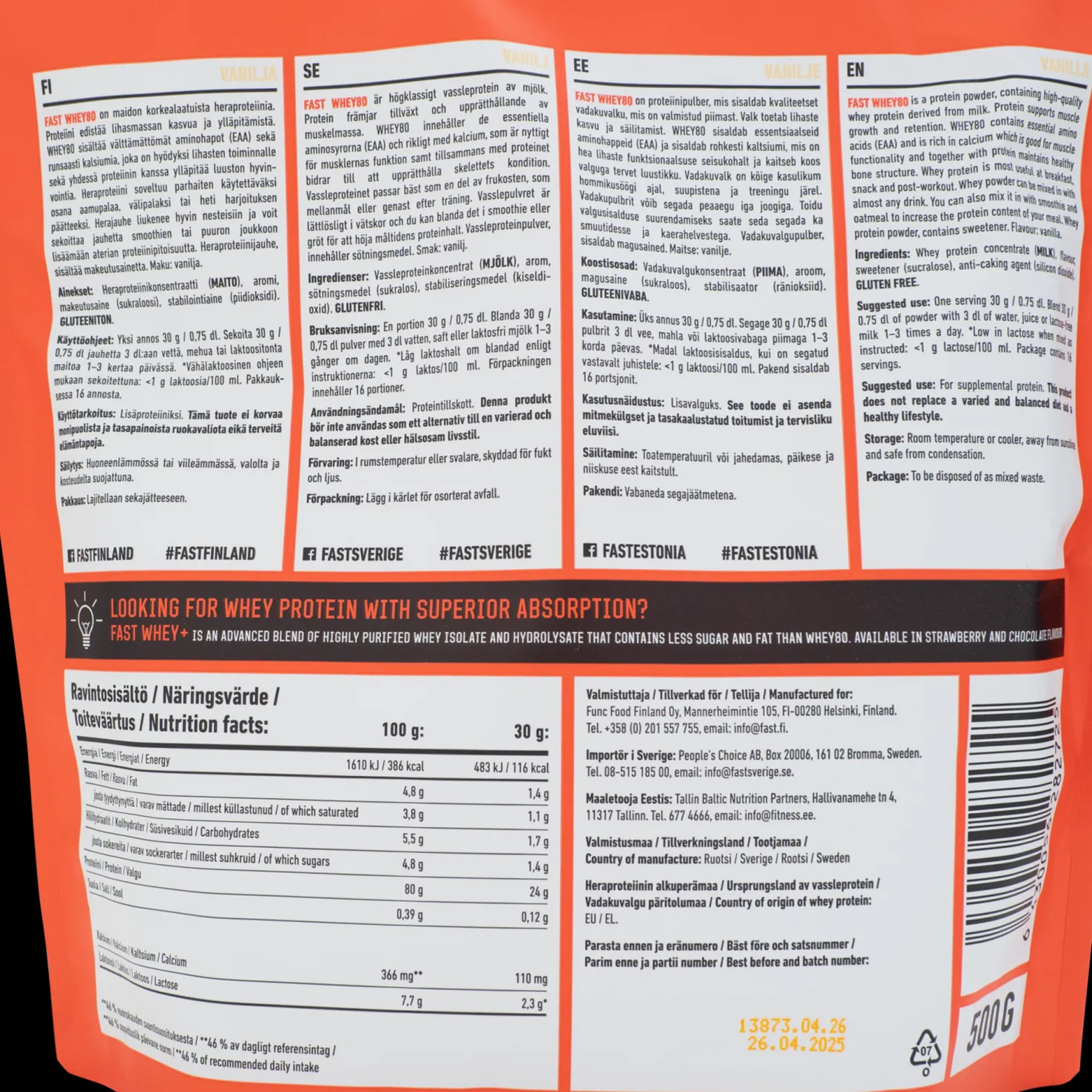 HERA80 - Proteiinilisät - HERA80