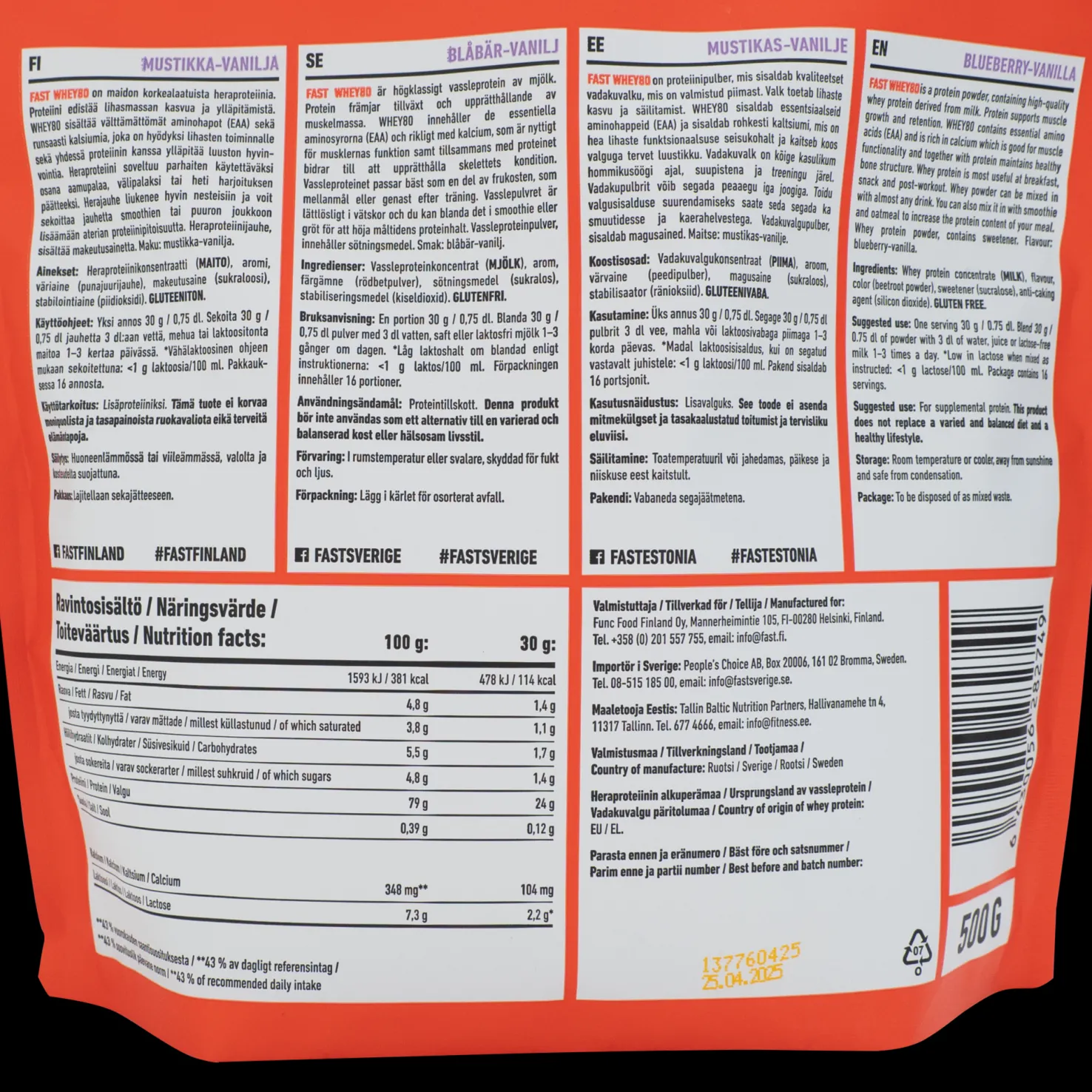 HERA80 - Proteiinilisät - HERA80