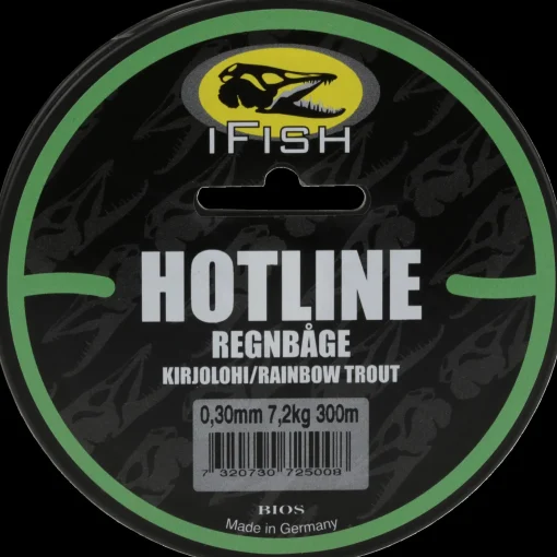 Hot Line, Regnbåge 300m 0,30mm - Siimat Ja Perukkeet Kalastukseen - Hot Line, Regnbåge 300m 0,30mm