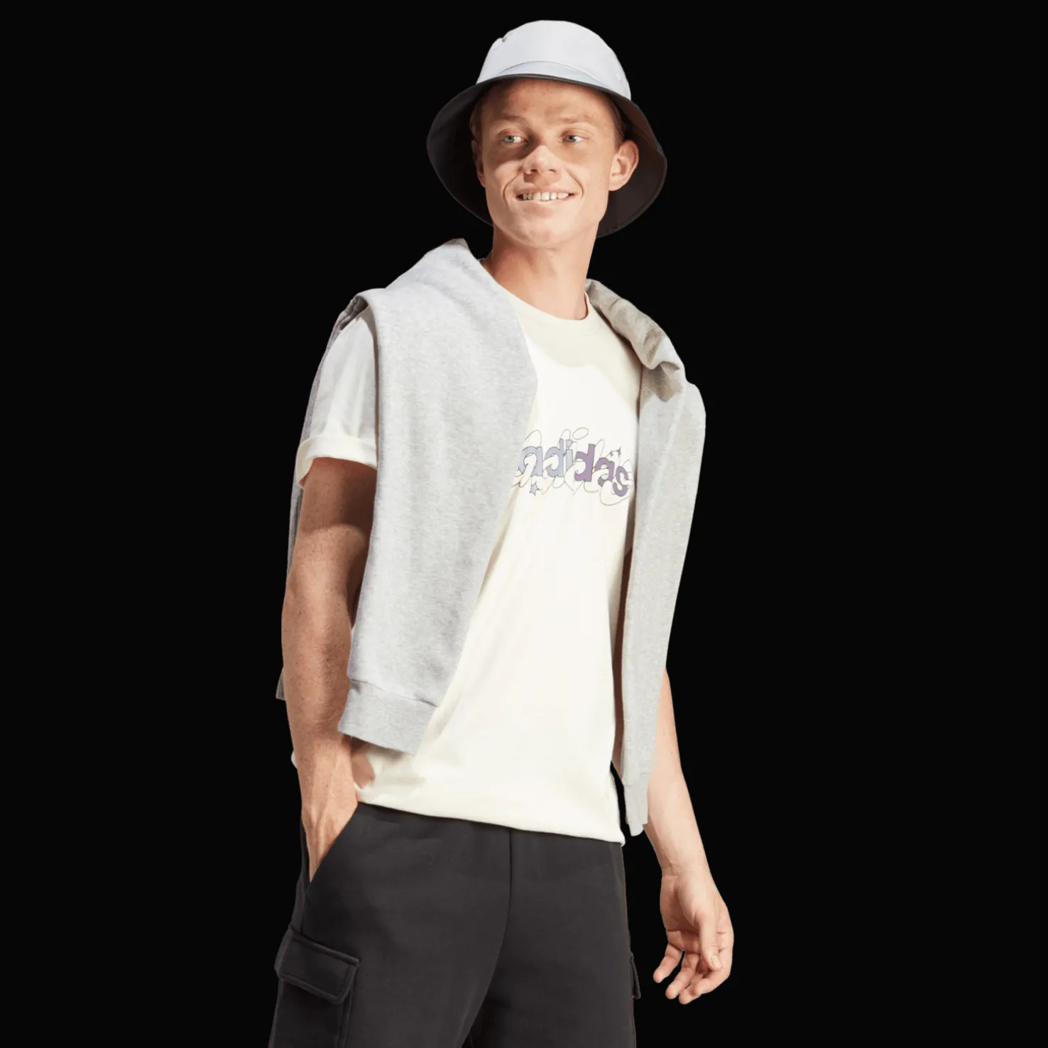 Illustrated Linear Graphic T-Shirt, miesten t-paita - Vapaa-Ajan T-Paidat - Illustrated Linear Graphic T-Shirt, miesten t-paita