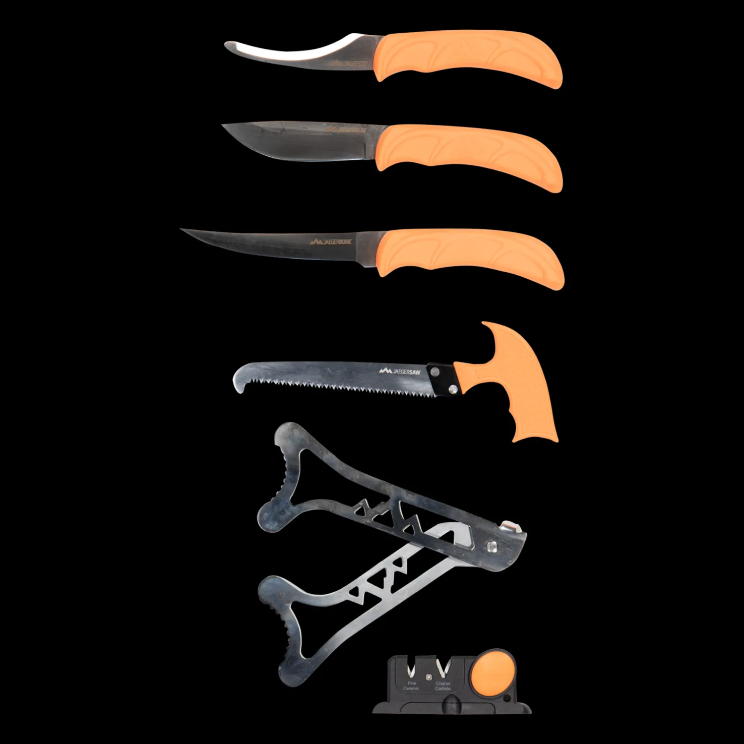 Jaeger-pak 8 Pc Set, teurastussetti - Metsästyspuukot Ja -Kirveet - Jaeger-pak 8 Pc Set, teurastussetti