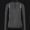 Lekker Half Zip, naisten villapaita - Villakerrastot yläosat naiset - Lekker Half Zip, naisten villapaita