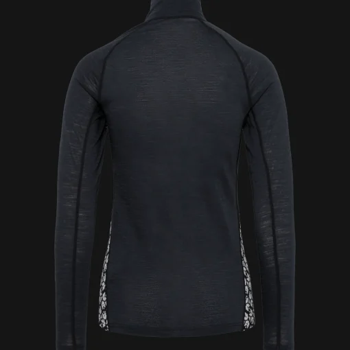 Lekker Half Zip, naisten villapaita - Villakerrastot yläosat naiset - Lekker Half Zip, naisten villapaita