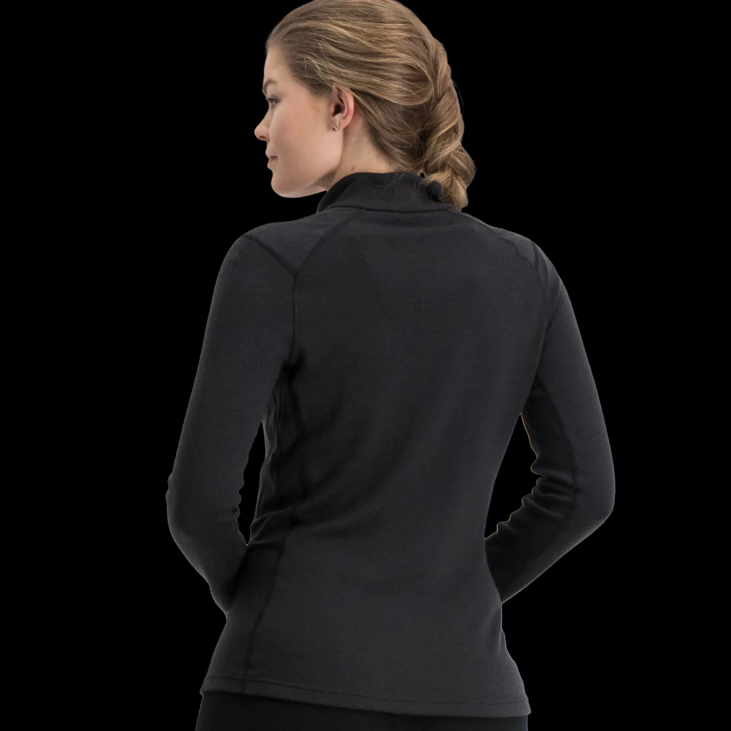 Lifa Merino Midweight 1/2 Zip, naisten villapaita - Villakerrastot yläosat naiset - Lifa Merino Midweight 1/2 Zip, naisten villapaita