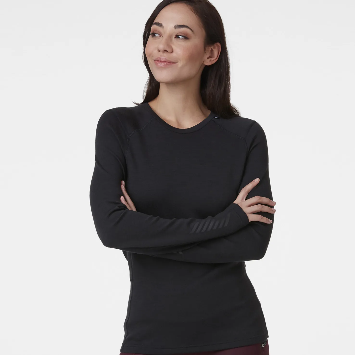 Lifa Merino Midweight Crew, naisten villapaita - Villakerrastot yläosat naiset - Lifa Merino Midweight Crew, naisten villapaita