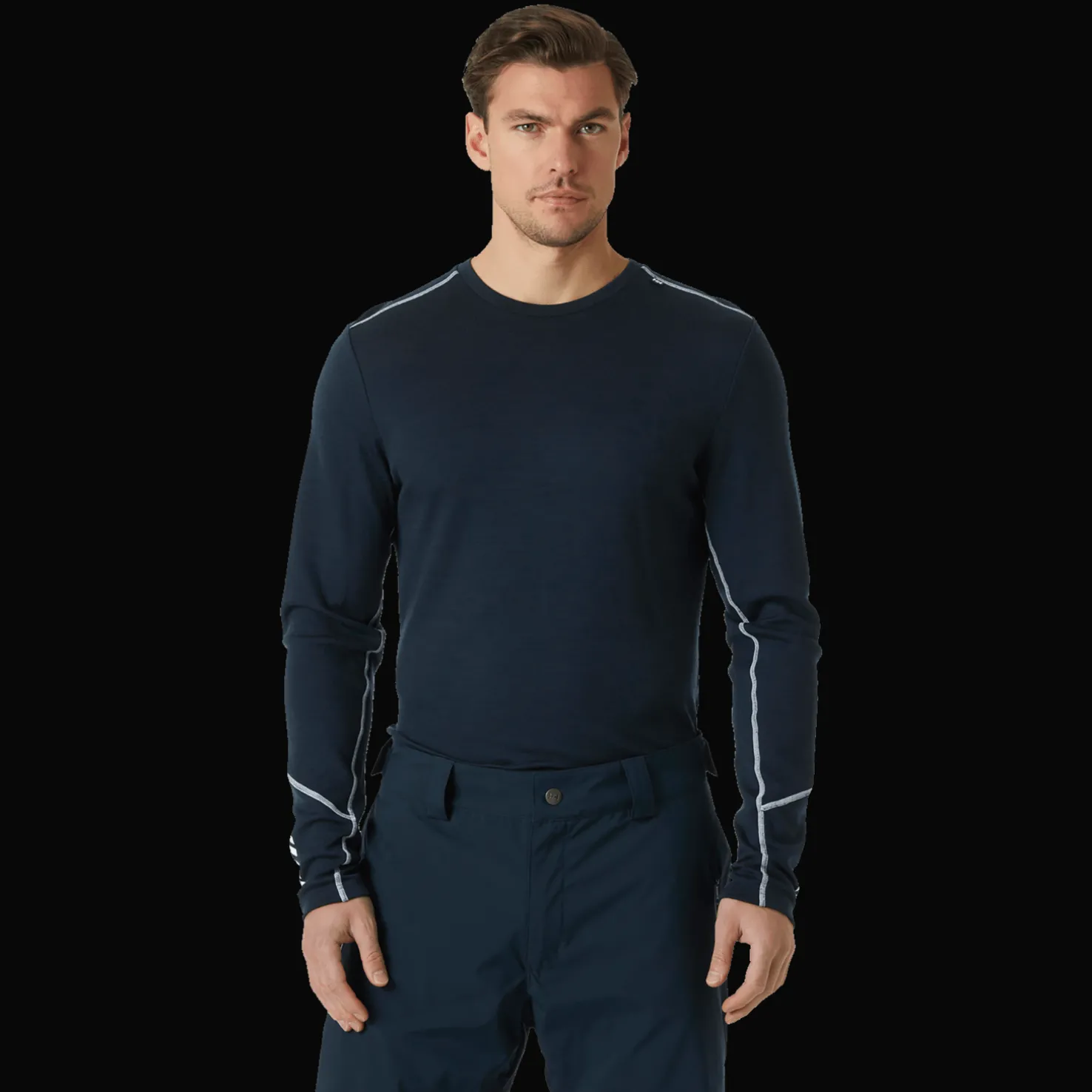 LIFA Merino Midweight Crew, miesten villapaita - Villakerrastot yläosat miehet - LIFA Merino Midweight Crew, miesten villapaita