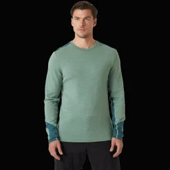 LIFA Merino Midweight Crew, miesten villapaita - Villakerrastot yläosat miehet - LIFA Merino Midweight Crew, miesten villapaita