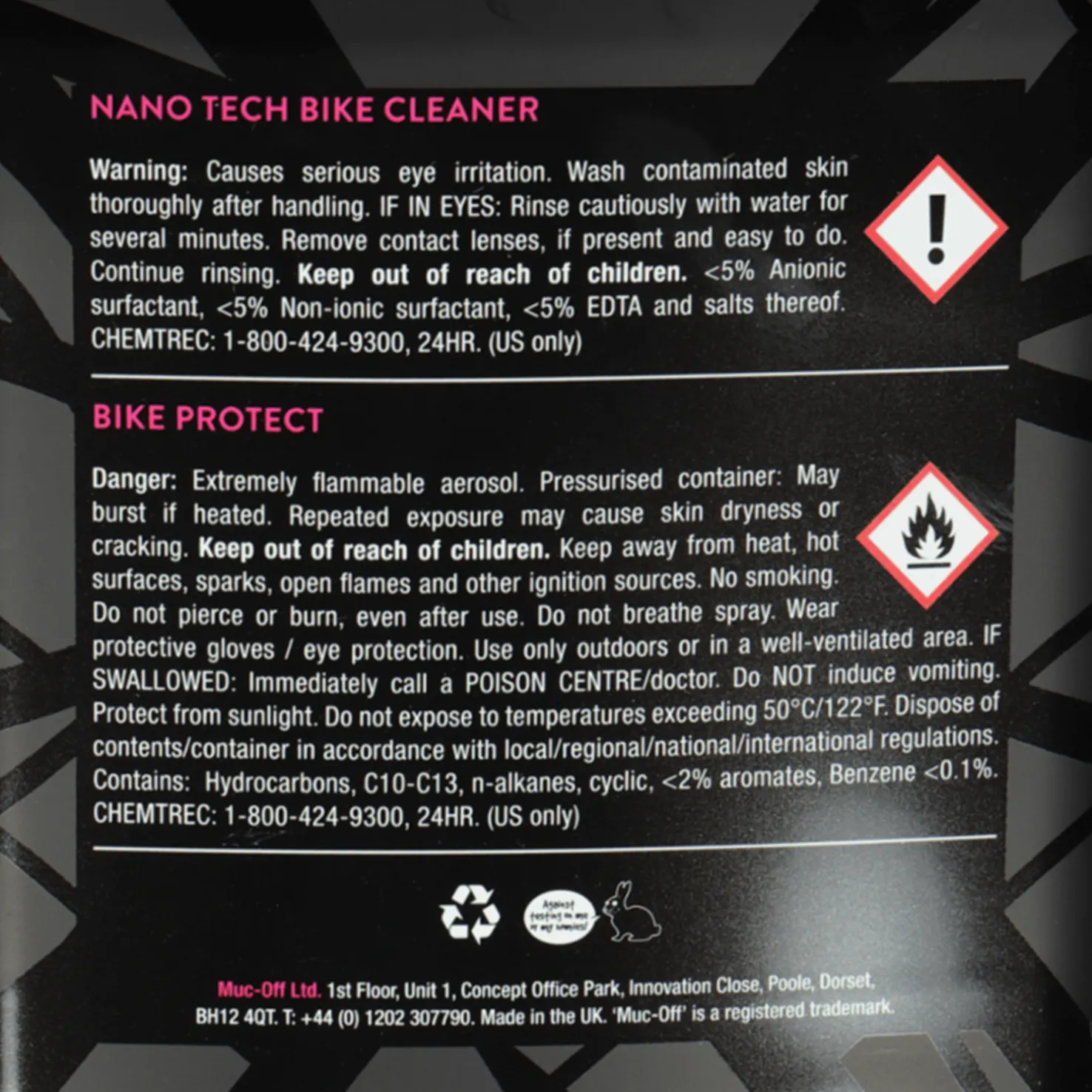 Muc-Off 8 in 1 bike cleaning kit - Polkupyörän Ketjuöljyt Ja -Rasvat - Muc-Off 8 in 1 bike cleaning kit