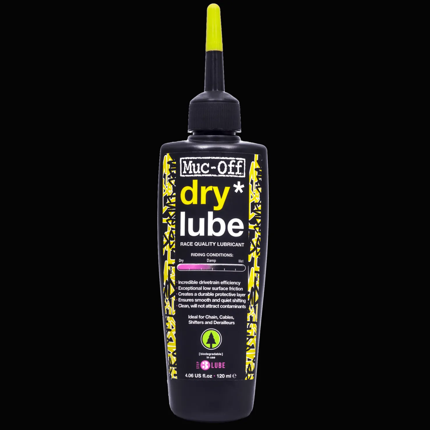 Muc-Off Dry lube 120ml - Polkupyörän Ketjuöljyt Ja -Rasvat - Muc-Off Dry lube 120ml