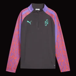 Neymar Jr Creativity 1/4 Zip, nuorten jalkapallopaita - Pitkähihaiset Treenipaidat - Neymar Jr Creativity 1/4 Zip, nuorten jalkapallopaita