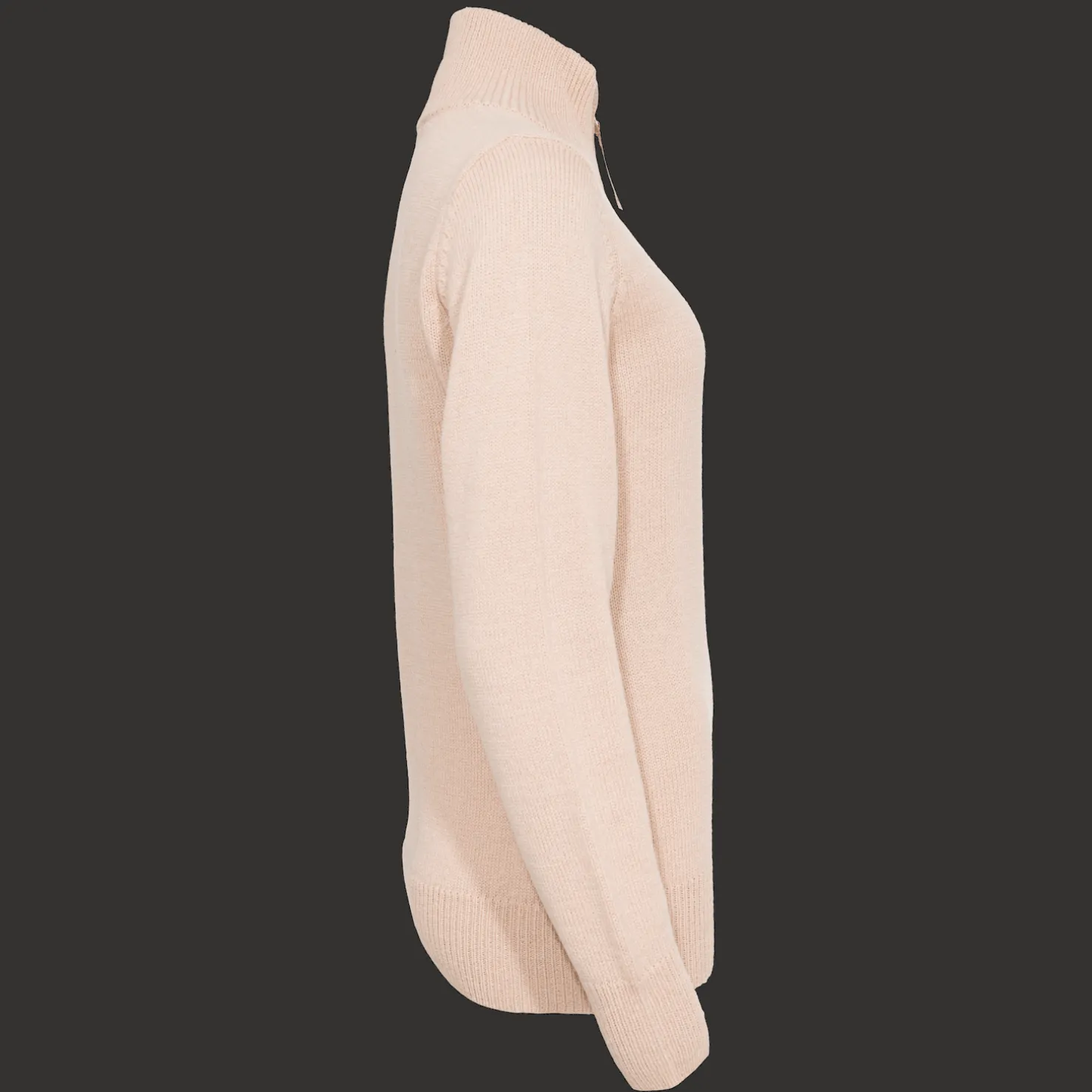 Nordfjord Half Zip Knitted Sweater W, naisten villapaita - Villapaidat - Nordfjord Half Zip Knitted Sweater W, naisten villapaita