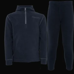 Oulu Fleece Set, lasten fleeceasu - Pitkät Alushousut - Oulu Fleece Set, lasten fleeceasu