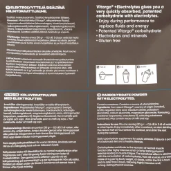 Performance Vitargo + Electrolytes 900 g, urheilujuoma - Energiapatukat - Performance Vitargo + Electrolytes 900 g, urheilujuoma