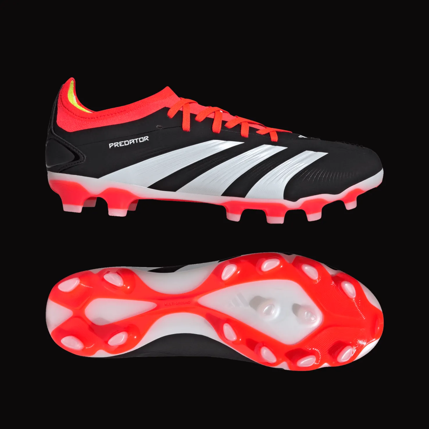 Predator Pro MG / Q1 24, jalkapallokengät nurmelle ja tekonurmelle, unisex - Jalkapallokengät Ja Nappikset - Predator Pro MG / Q1 24, jalkapallokengät nurmelle ja tekonurmelle, unisex