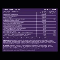 Purple Burn Pwo (Purple Punch (250g), pre-workout-jauhe - Pre-Workout Juomat - Purple Burn Pwo (Purple Punch (250g), pre-workout-jauhe