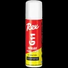 Rex 436 G11 Yellow spray +10…-2C. All snow types 24/25, keltainen nestemäinen luistovoide - Pitovoiteet Suksiin - Rex 436 G11 Yellow spray +10…-2C. All snow types 24/25, keltainen nestemäinen luistovoide