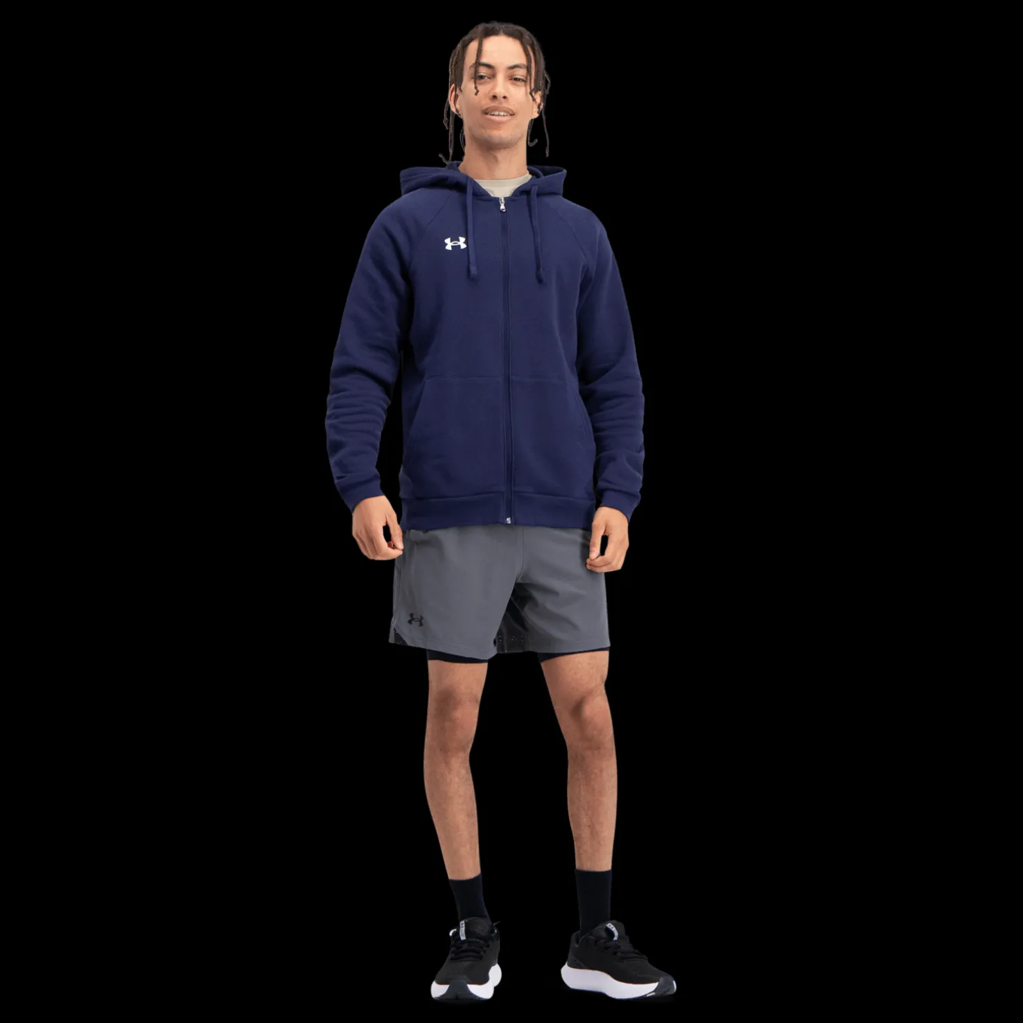 Rival Fleece Full Zip Hoodie, miesten huppari - Hupparit - Rival Fleece Full Zip Hoodie, miesten huppari