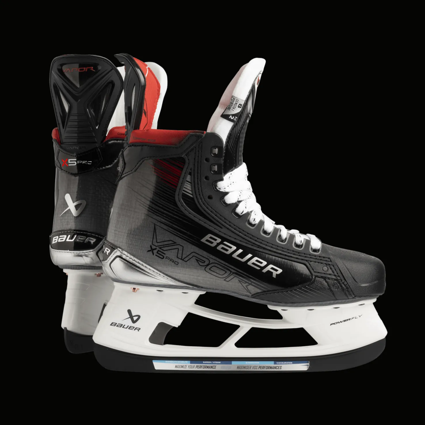 S23 Vapor X5 Pro Skate 23/24, jääkiekkoluistimet ilman luistimen teriä , intermediate - Luistimet - S23 Vapor X5 Pro Skate 23/24, jääkiekkoluistimet ilman luistimen teriä , intermediate