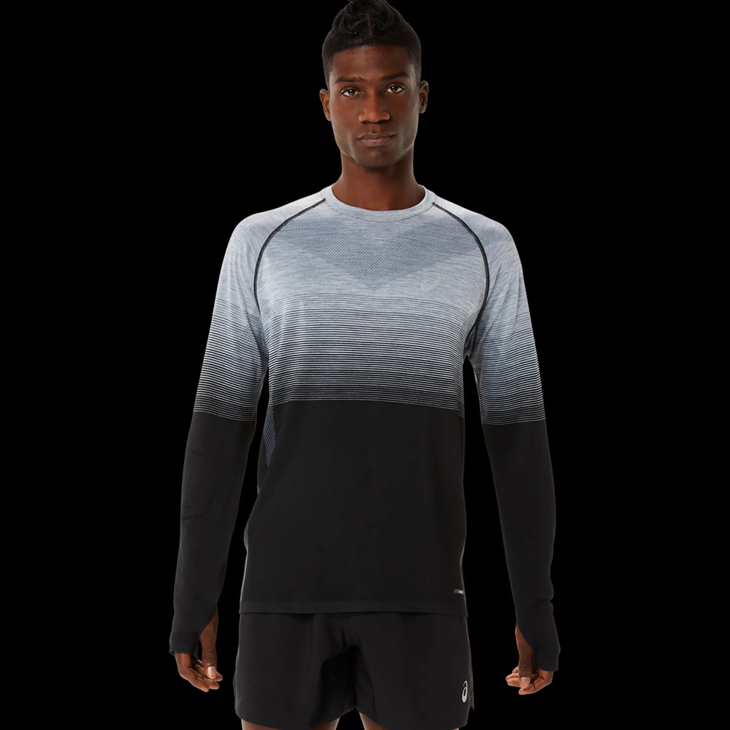 Seamless Long Sleeve Top, juoksupaita miehet - Urheilupaidat - Seamless Long Sleeve Top, juoksupaita miehet