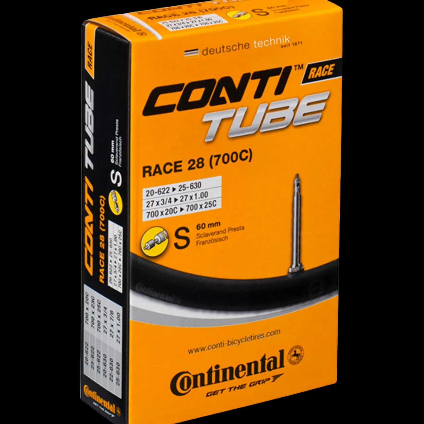 Sisäkumi Conti light Race 622-18/25 60mm - Polkupyörän Sisäkumit - Sisäkumi Conti light Race 622-18/25 60mm