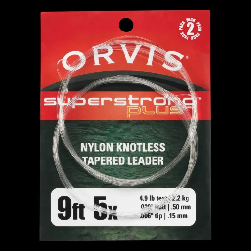 Super Strong Knotless Leaders 2-pack, 9', 2x - Perhosiimat - Super Strong Knotless Leaders 2-pack, 9', 2x