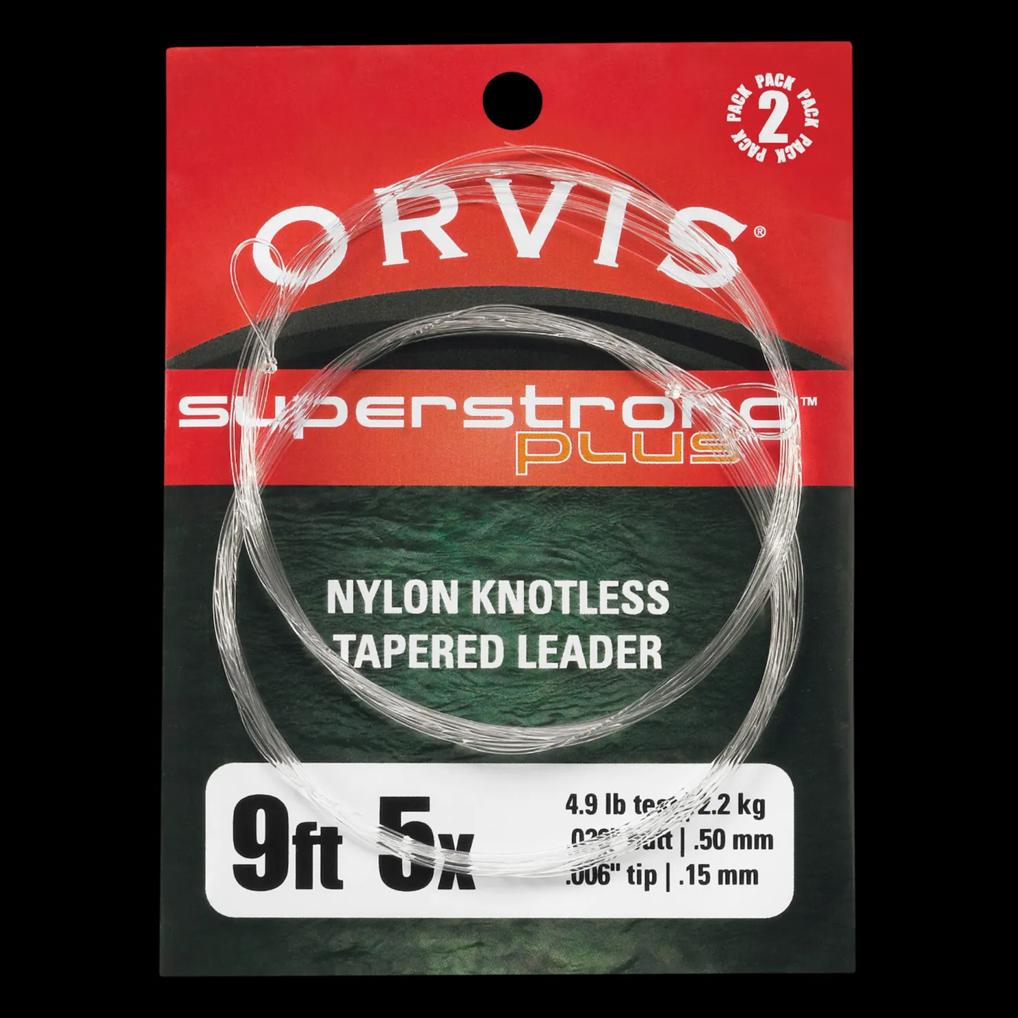 Superstrong 9', 2-pakk 6x 0,13mm Clear - Perhosiimat - Superstrong 9', 2-pakk 6x 0,13mm Clear