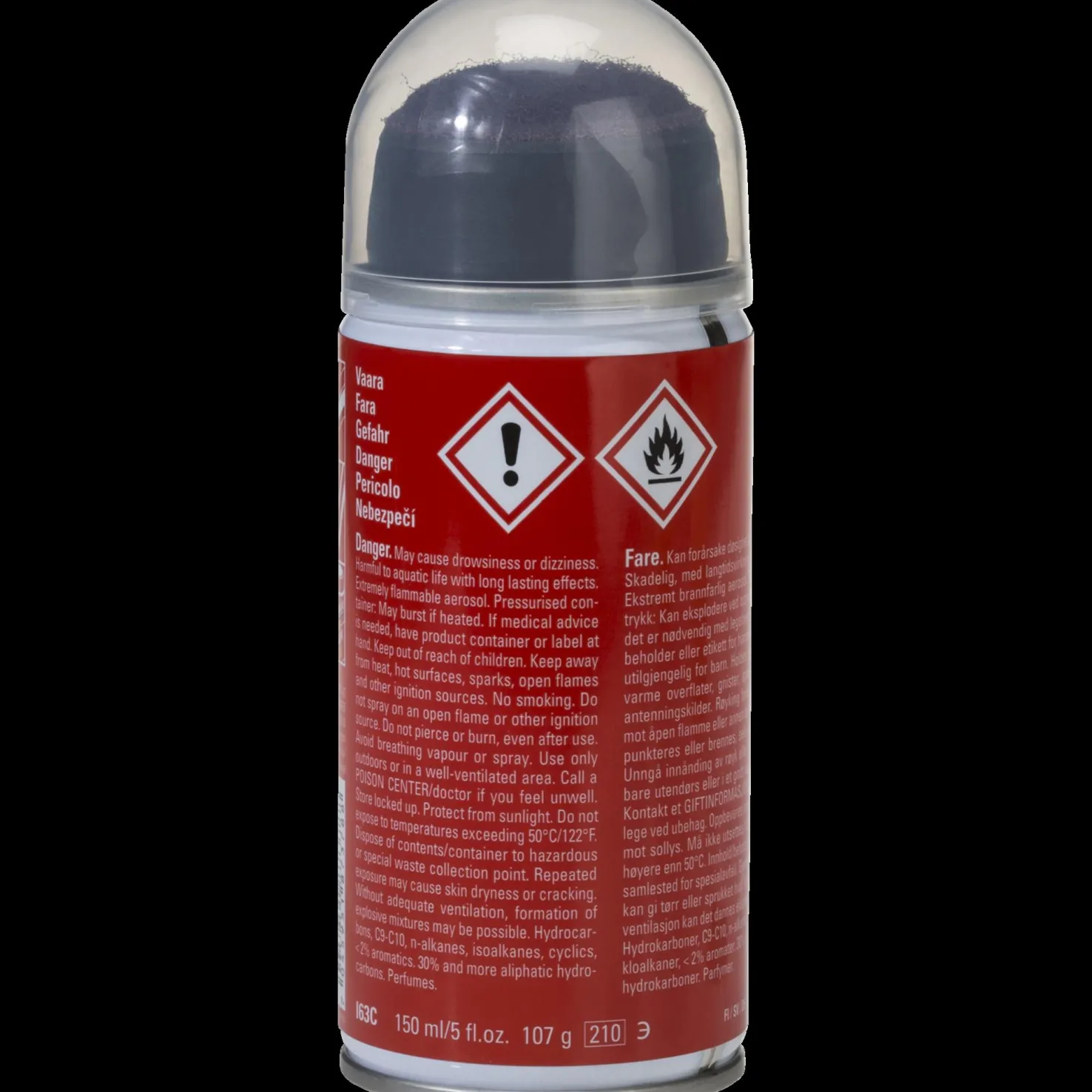 Swix Cleaner Spray I63 Base w/scrub 150 ml 24/25, puhdistusaine - Voiteen Poistoaineet - Swix Cleaner Spray I63 Base w/scrub 150 ml 24/25, puhdistusaine