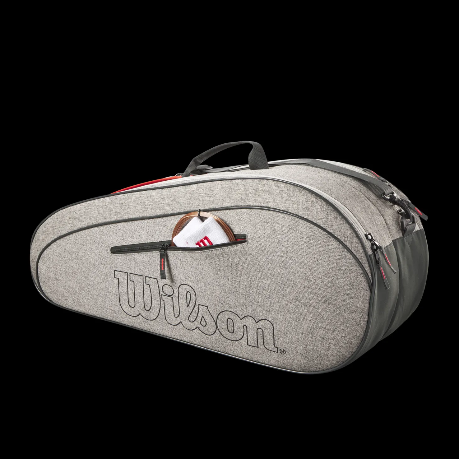 Team 6PK Heather Gray, tennislaukku - Tennistarvikkeet - Team 6PK Heather Gray, tennislaukku