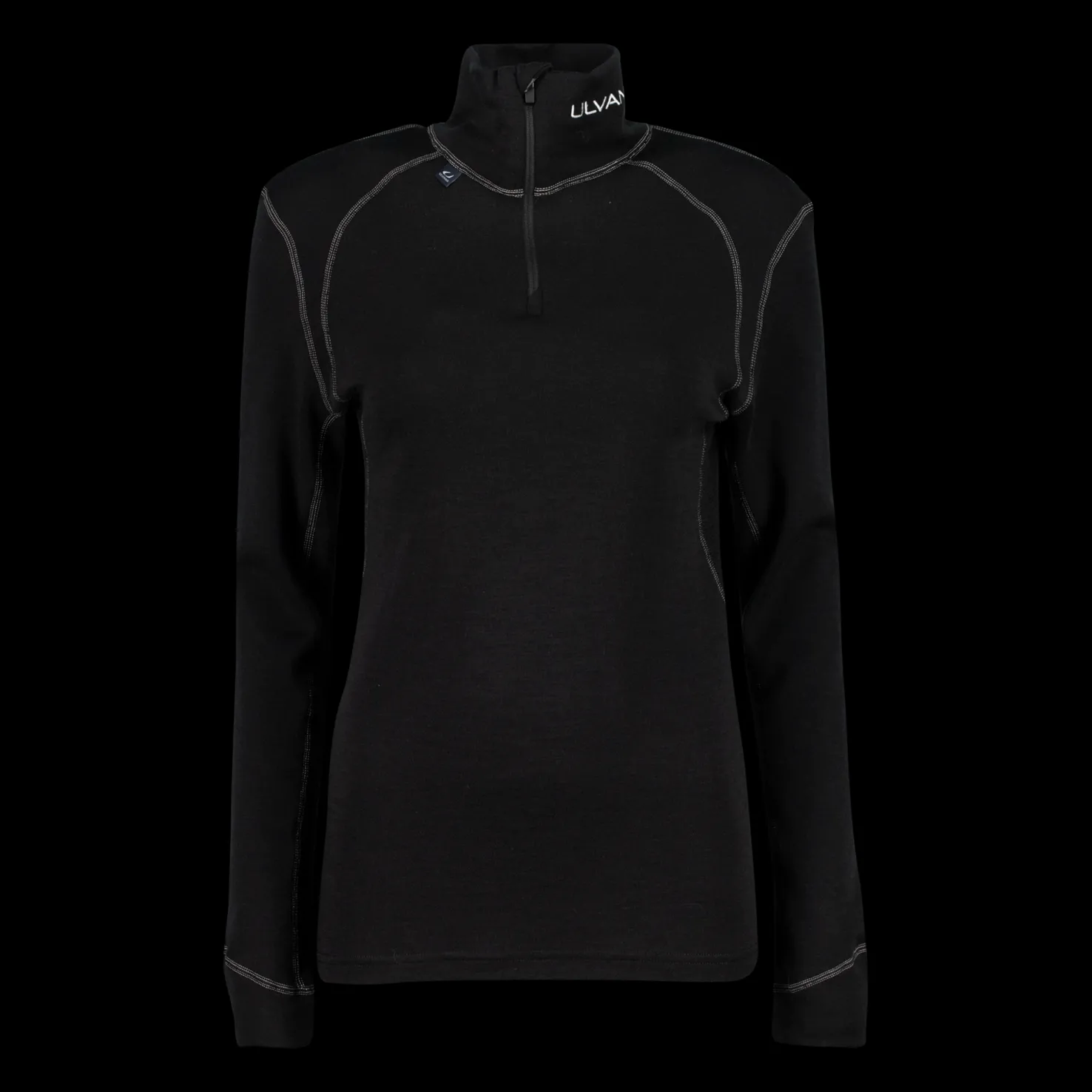 Thermo Turtle Neck W/zip, naisten villapaita - Villakerrastot yläosat naiset - Thermo Turtle Neck W/zip, naisten villapaita