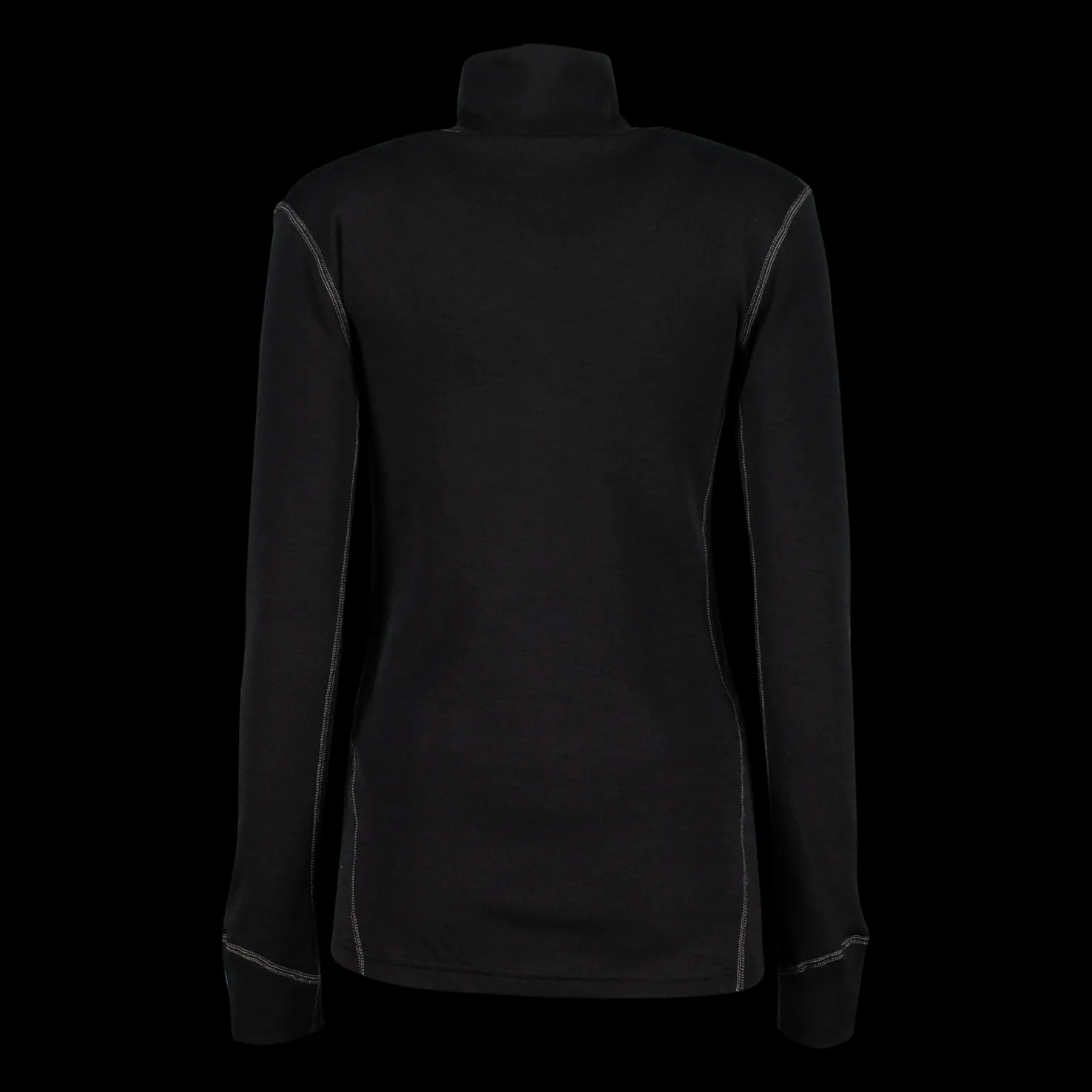 Thermo Turtle Neck W/zip, naisten villapaita - Villakerrastot yläosat naiset - Thermo Turtle Neck W/zip, naisten villapaita